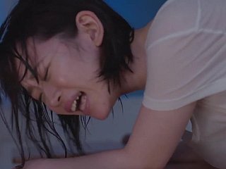 Pithy gut Asian in all directions drenched tshirt Yura Kano - Japanese homemade porn with cumshot