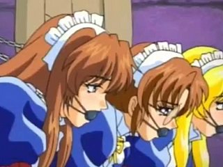 Pulchritudinous maids surrounding public servitude - Hentai Anime Mating