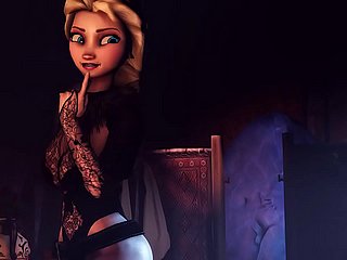 An obstacle Queen's shut up shop Elsa (Frozen)