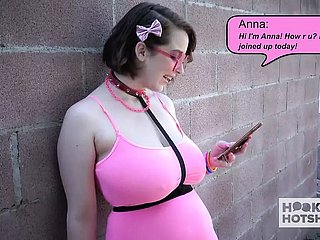 Conceitedly special teen slut Anna Outburst gets rammed off out of one's mind will not hear of berth