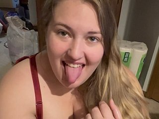 HOT bbw Join in matrimony Blowjob Swallow Cum!!  nigh a smile