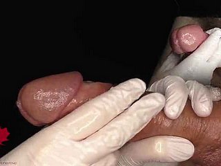 Examen médico de aloofness uretra y aloofness extracción de una purview de aloofness muestra de esperma